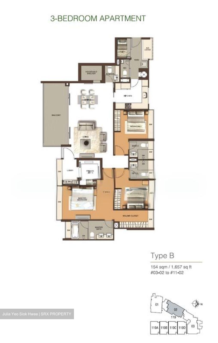 RESIDENCES AT EMERALD HILL (D9), Apartment #586298641